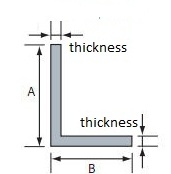 Stainless Steel Unequal Leg Angle